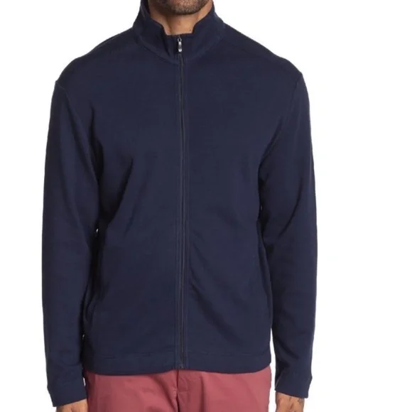 Tommy Bahama Ravello Jersey Zip Front Jacket - Picture 2 of 7